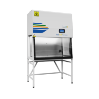 SafeFAST Premium Klasse II veiligheidskast met ISO 3-luchtkwaliteit, HEPA H14-filters, 39 dB(A) geluidsniveau en extreem laag energieverbruik.